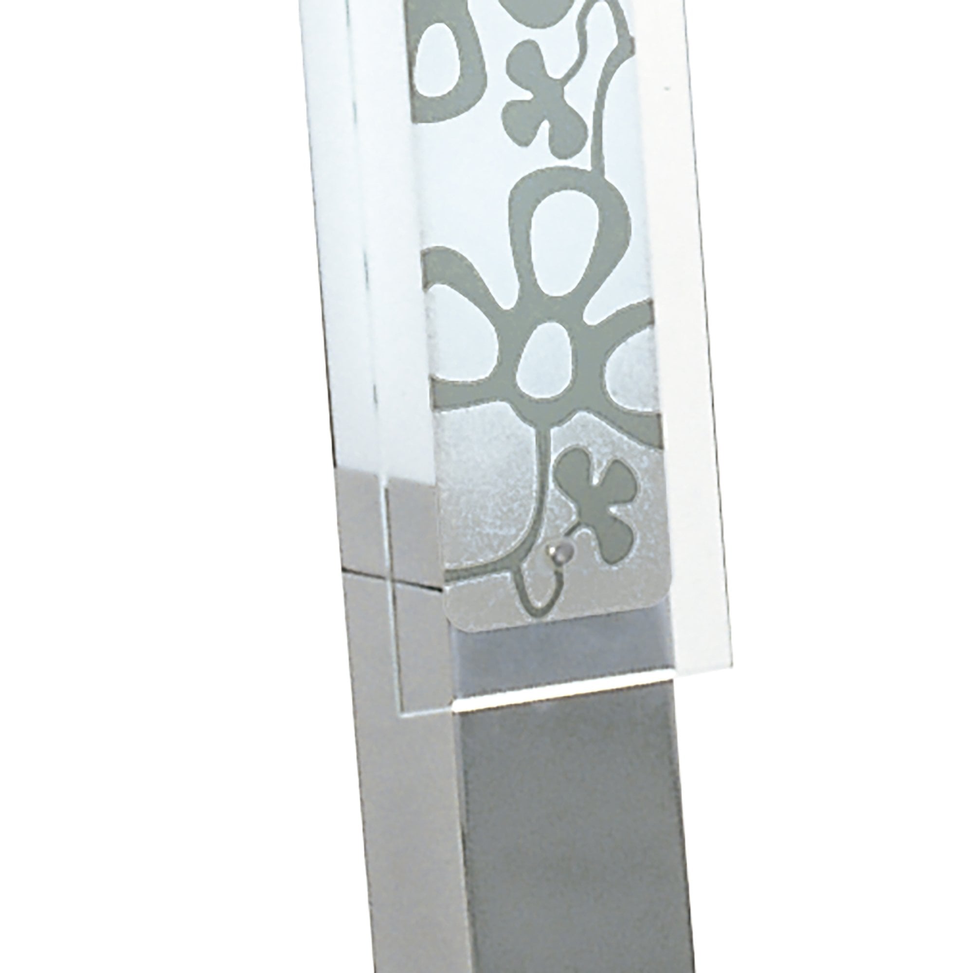 M8501/1 Euphoria Floor Lamp 2 Light T5 Polished Chrome/Opal White Glass