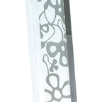 M8501/1 Euphoria Floor Lamp 2 Light T5 Polished Chrome/Opal White Glass