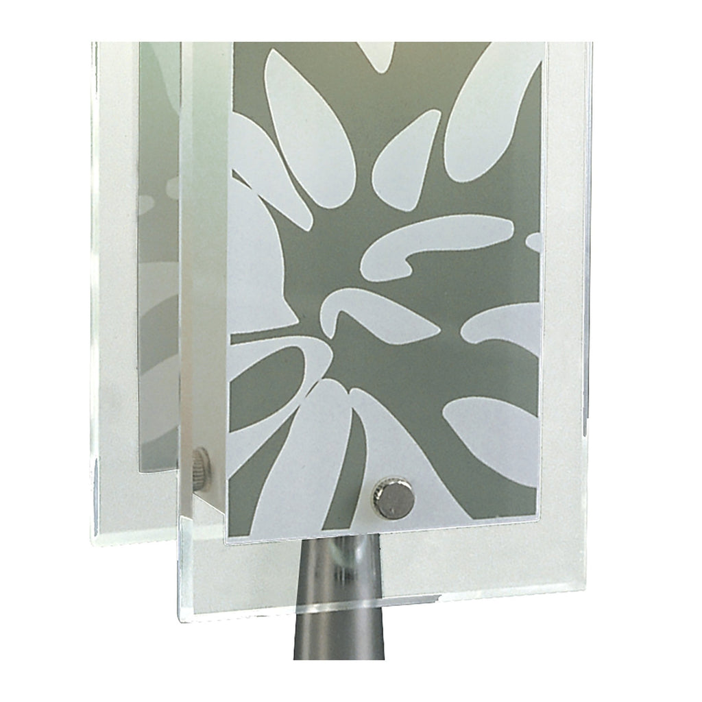 M0511 Euphoria Table Lamp 1 Light E27 Polished Chrome/Opal White Glass