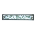 M8497/1 Euphoria Wall Lamp 1 Light T5 Medium Bar Polished Chrome/Opal White Glass