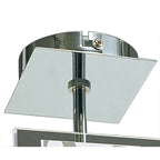 M8508/1 Euphoria Ceiling 1 Light Polished Chrome/Opal White Glass