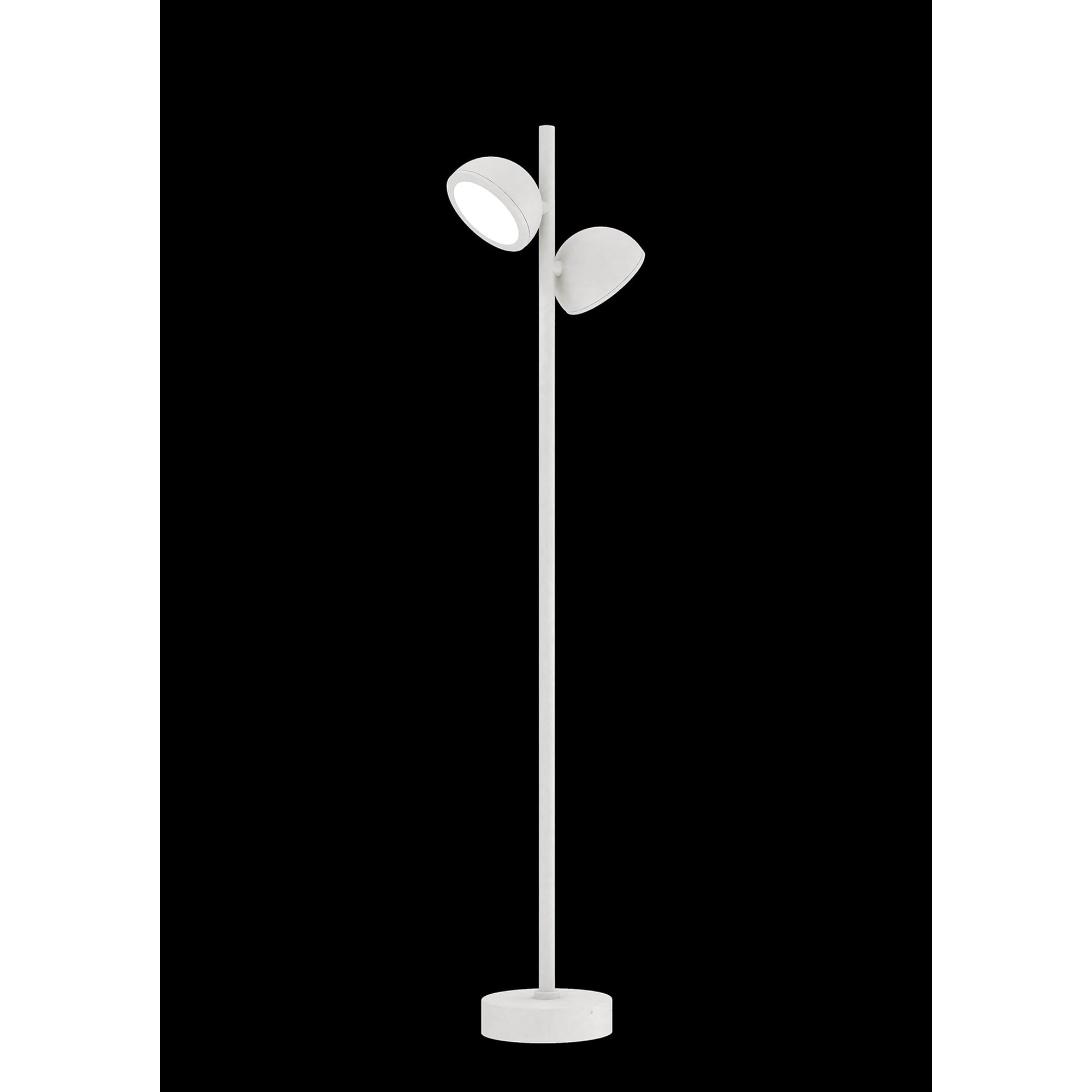 M6742 Everest Outdoor Tall Post 2 Light White