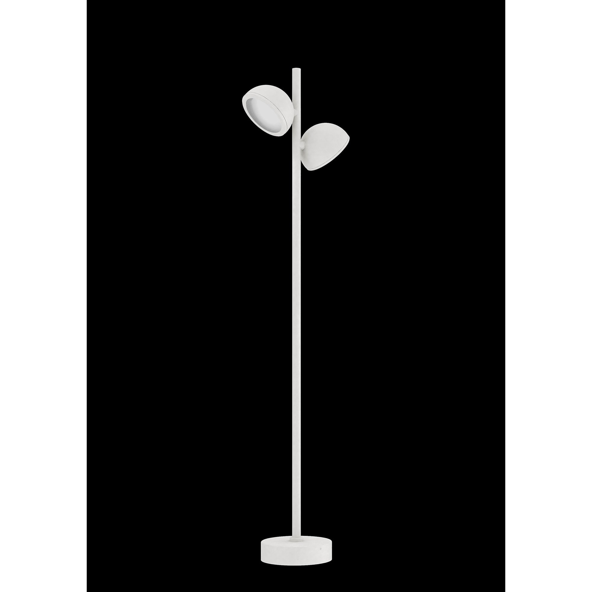 M6742 Everest Outdoor Tall Post 2 Light White