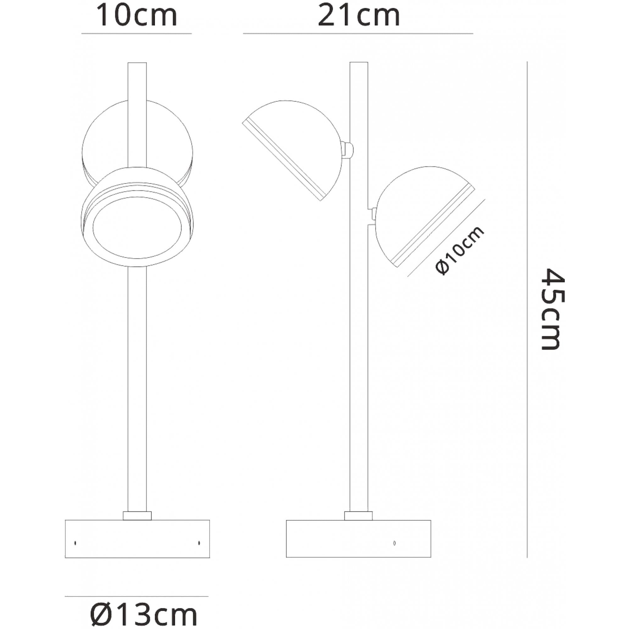 M6740 Everest Outdoor Short Post 2 Light White