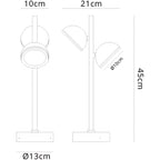 M6741 Everest Outdoor Short Post 2 Light Anthracite