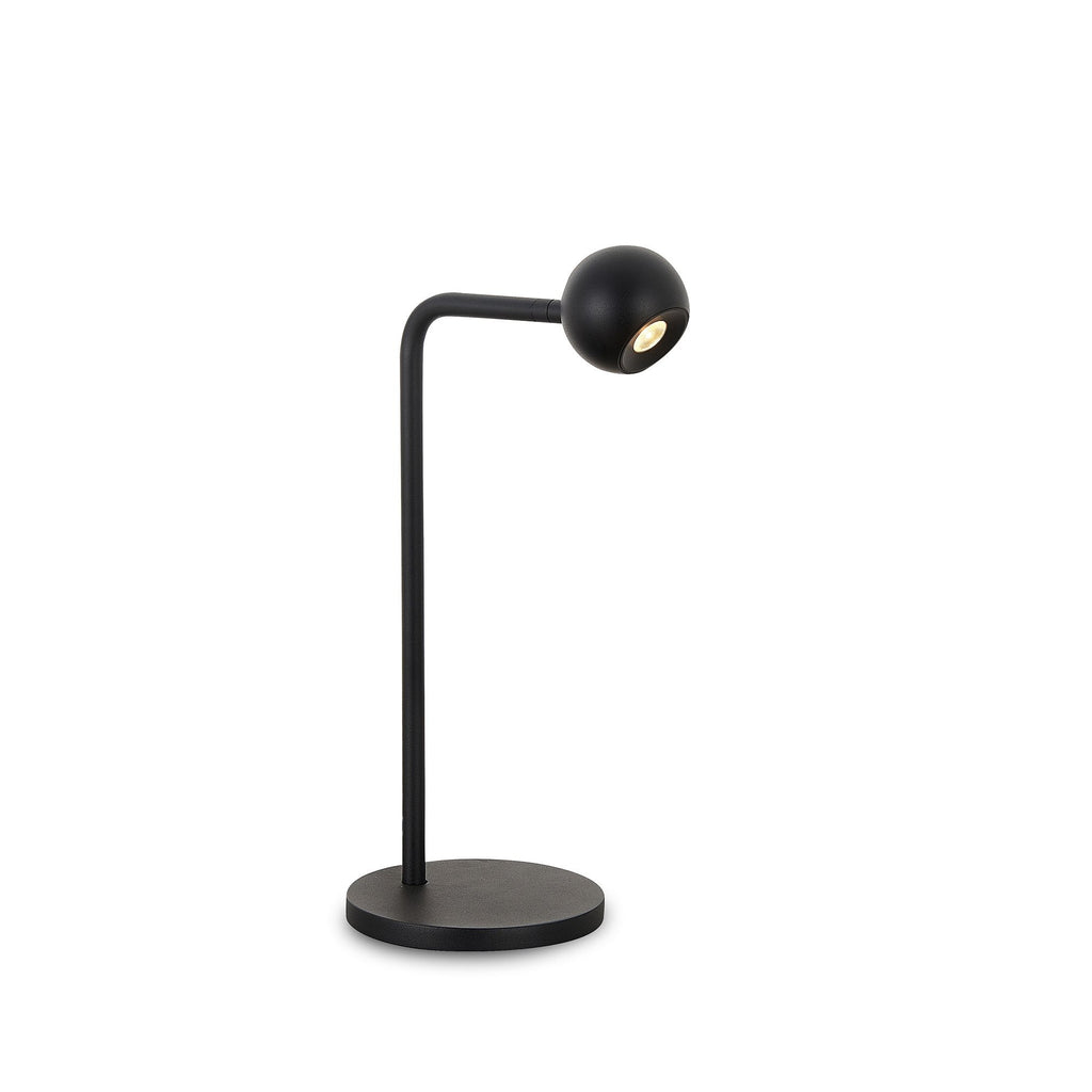 M7510 Eyes 38.5cm Table Lamp 6W LED Sand Black