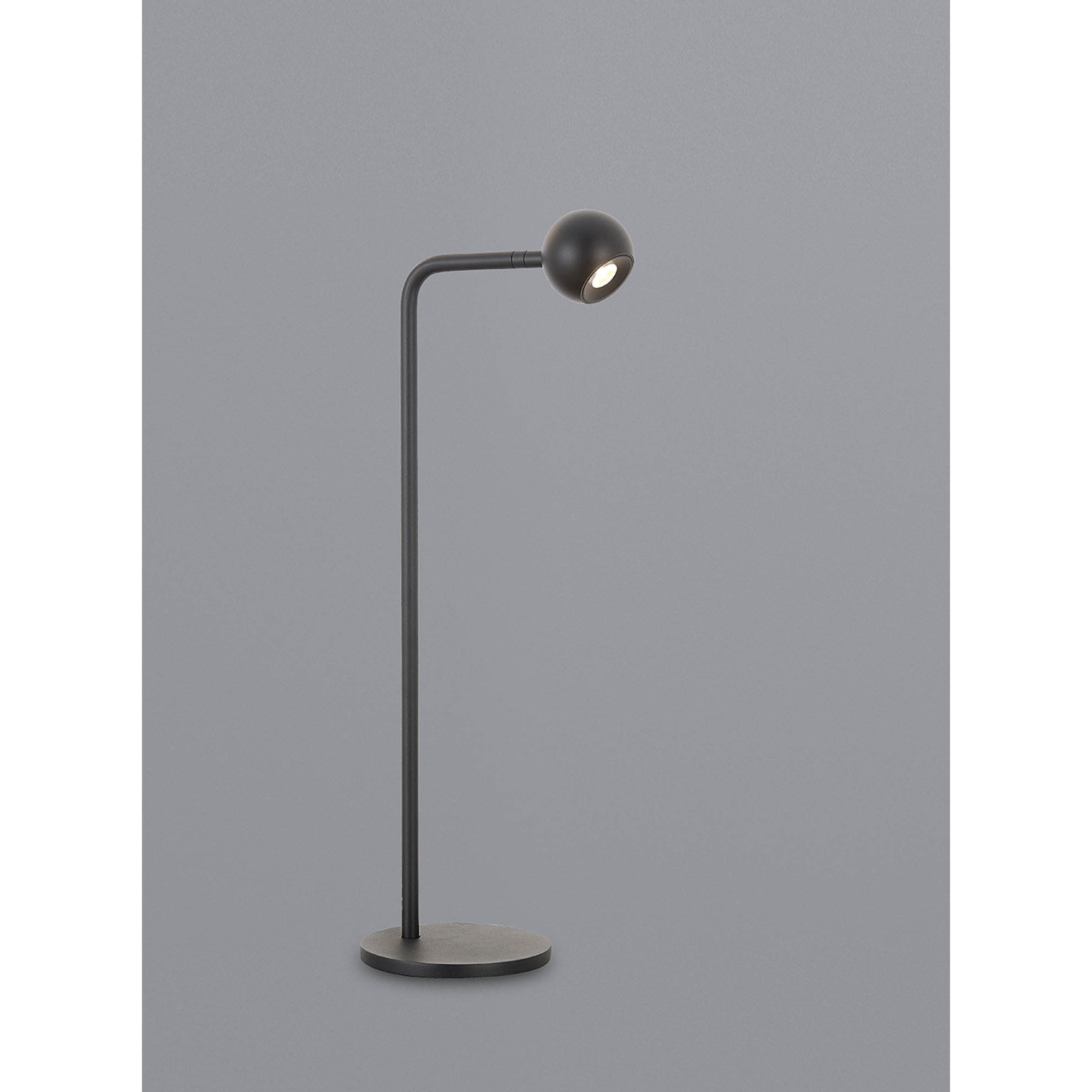 M7511 Eyes 55.5cm Table Lamp 6W LED Sand Black