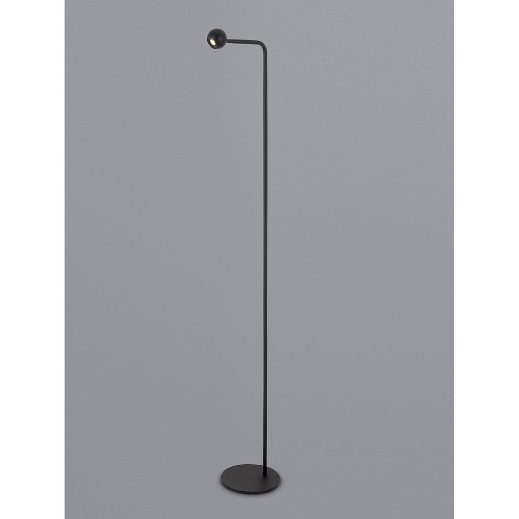 M7512 Eyes 125.5cm Floor Lamp 6W LED Sand Black