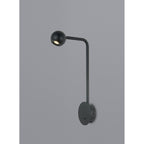 M7514 Eyes Wall Lamp Switched 6W LED Sand Black