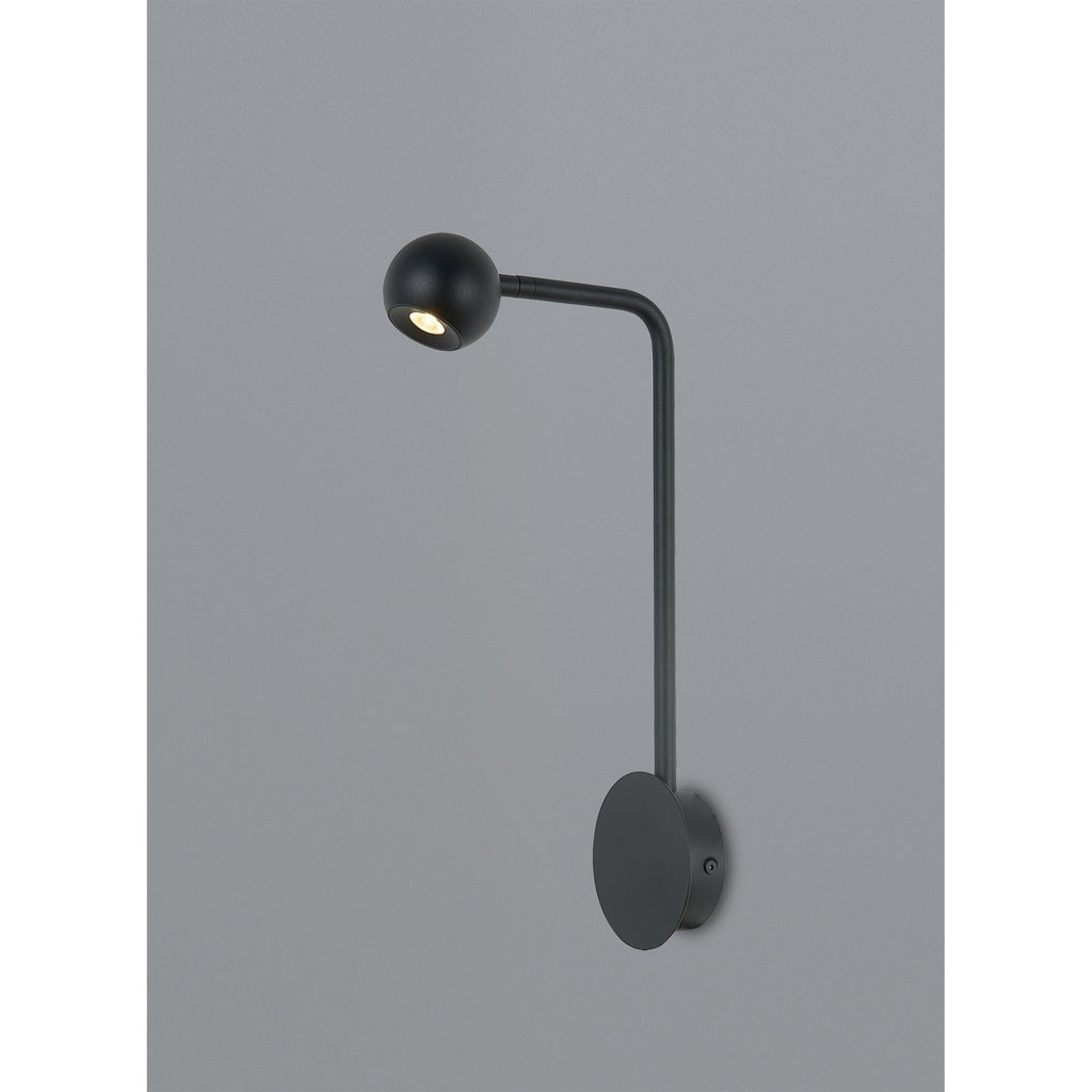M7513 Eyes Wall Lamp 6W LED Sand Black