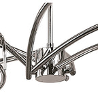 M0079 Dali Telescopic Pendant Convertible To Semi Flush 6 Light G9 Polished Chrome (S)