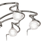 M0079 Dali Telescopic Pendant Convertible To Semi Flush 6 Light G9 Polished Chrome (S)