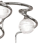 M0079 Dali Telescopic Pendant Convertible To Semi Flush 6 Light G9 Polished Chrome