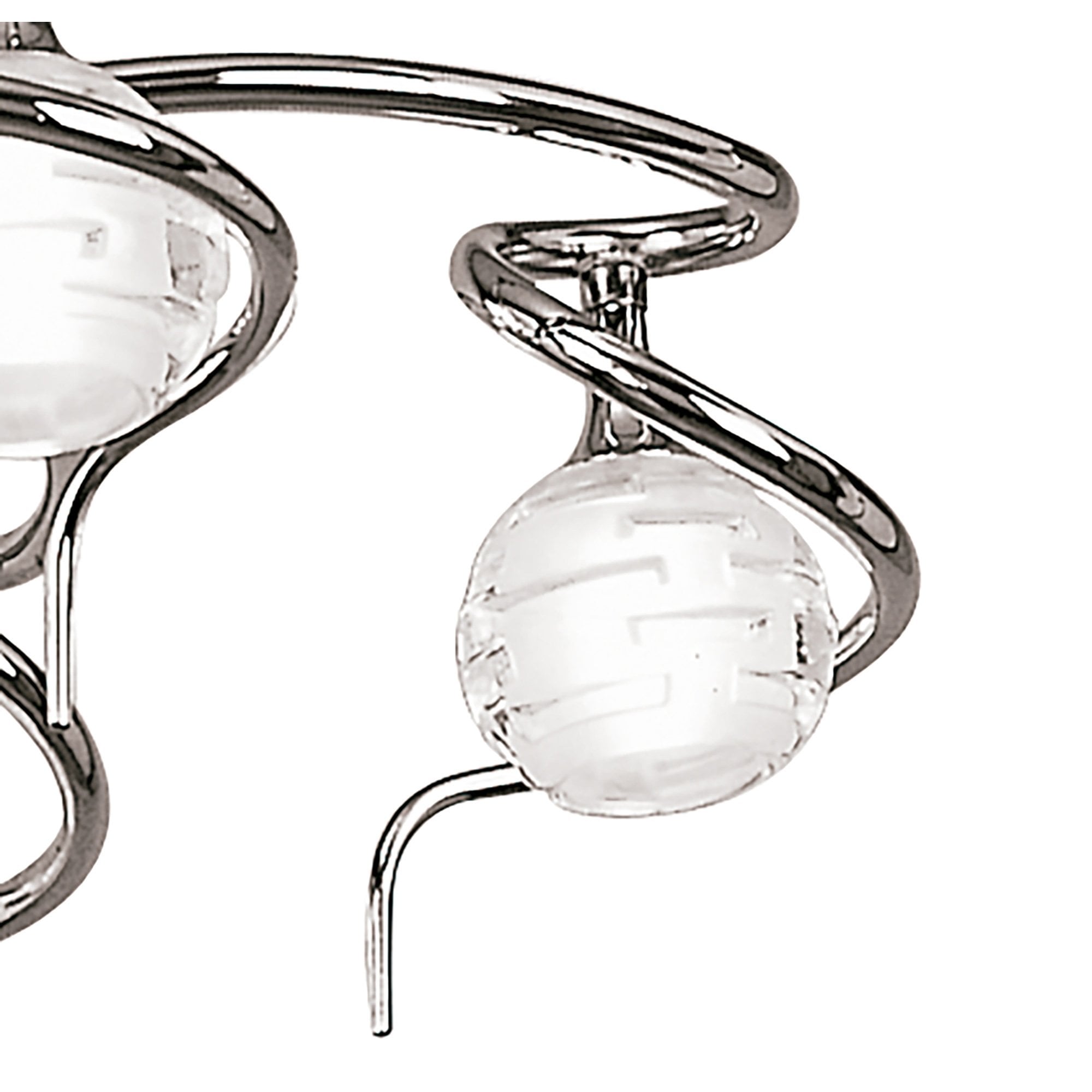 M0079 Dali Telescopic Pendant Convertible To Semi Flush 6 Light G9 Polished Chrome