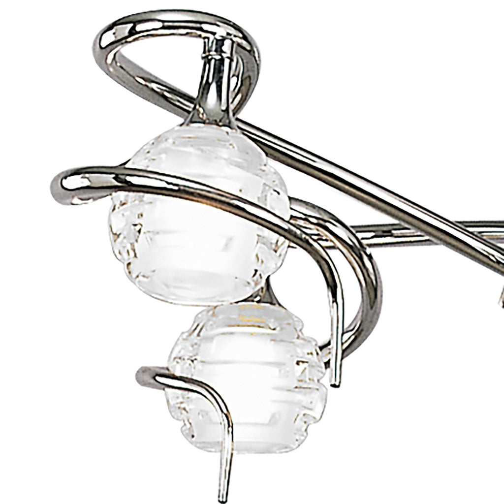 M0080 Dali Telescopic Pendant Convertible To Semi Flush 4 Light G9 Polished Chrome