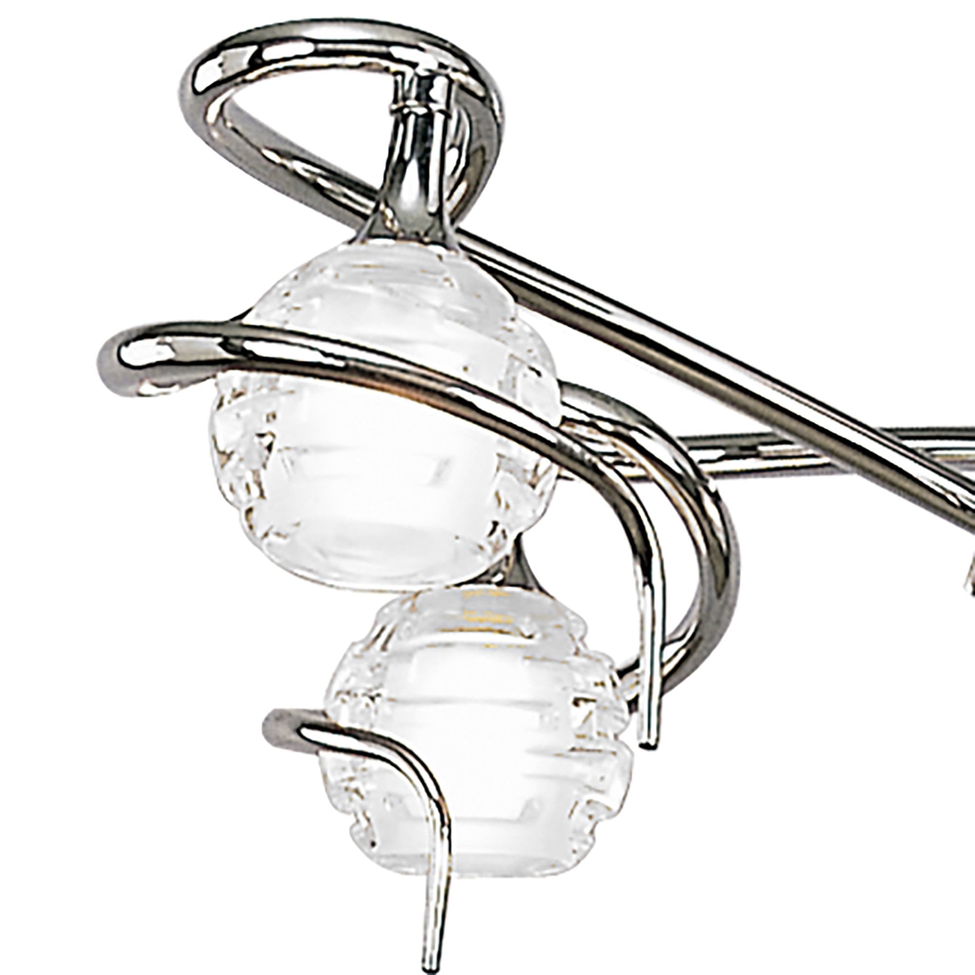 M0080 Dali Telescopic Pendant Convertible To Semi Flush 4 Light G9 Polished Chrome