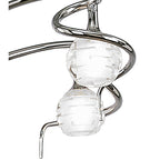 M0080 Dali Telescopic Pendant Convertible To Semi Flush 4 Light G9 Polished Chrome