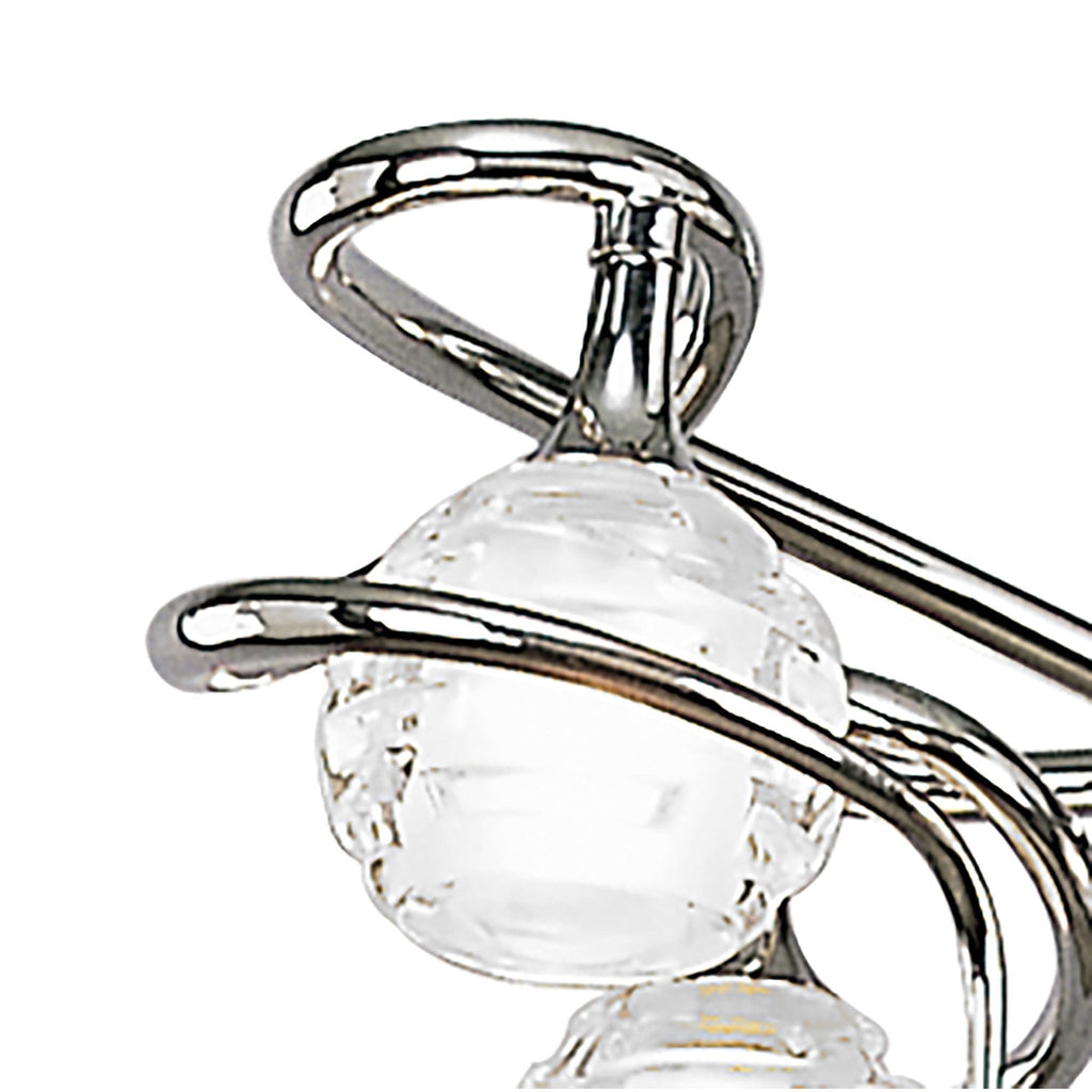M0080 Dali Telescopic Pendant Convertible To Semi Flush 4 Light G9 Polished Chrome