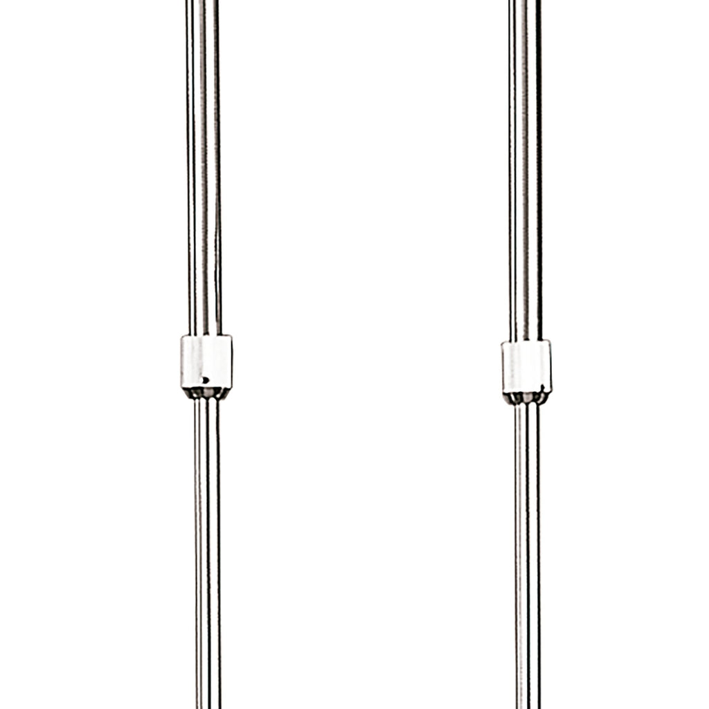 M0081 Dali Telescopic Pendant Line 5 Light G9 Polished Chrome