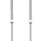 M0081 Dali Telescopic Pendant Line 5 Light G9 Polished Chrome