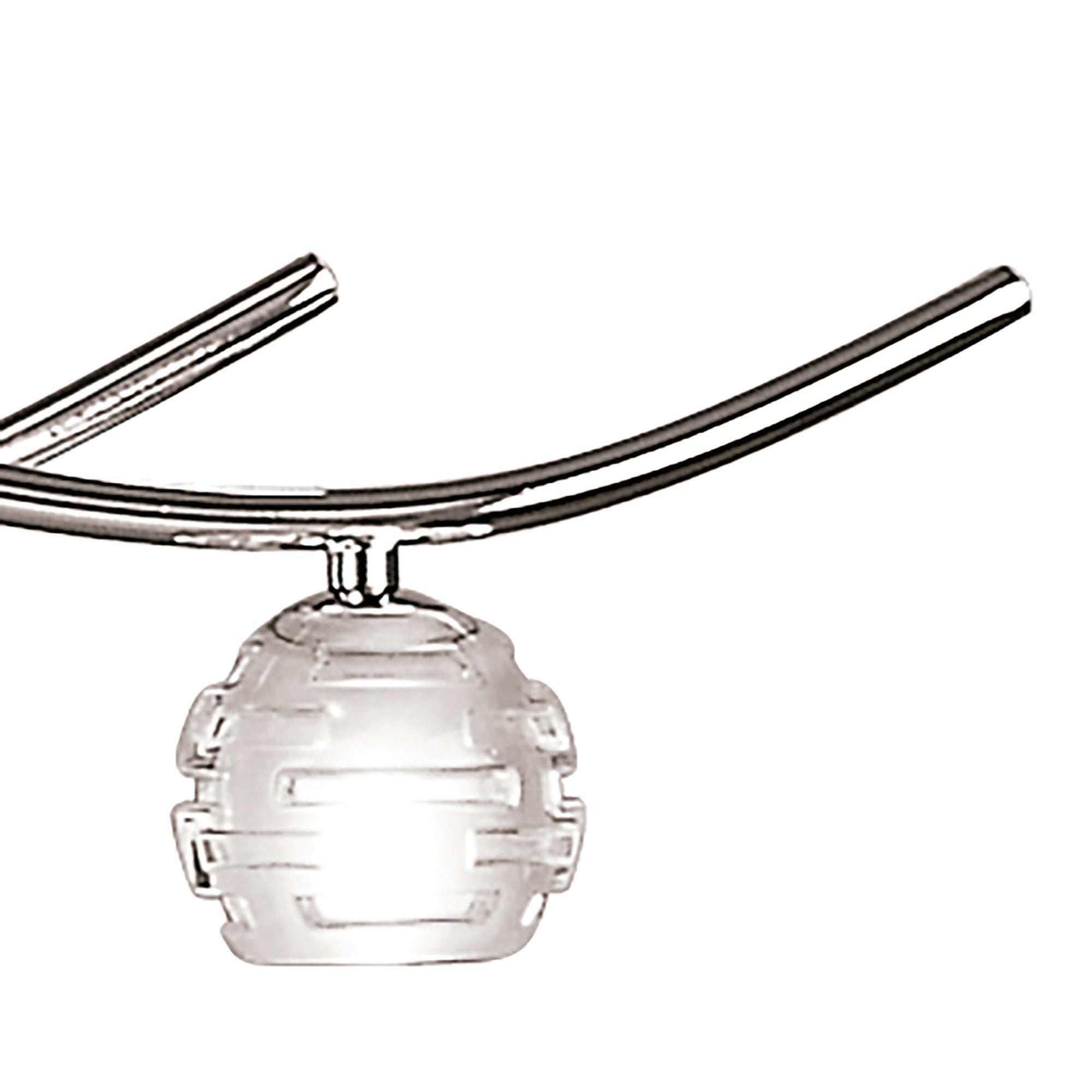 M0081 Dali Telescopic Pendant Line 5 Light G9 Polished Chrome