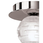 M0096 Dali Ceiling 1 Light G9 Polished Chrome