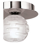M0096 Dali Ceiling 1 Light G9 Polished Chrome