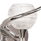 M0097/S Dali Wall Lamp Switched 2 Light G9 Polished Chrome