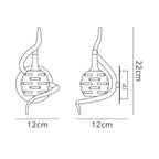 M0098/S Dali Wall Lamp Switched 1 Light G9 Polished Chrome