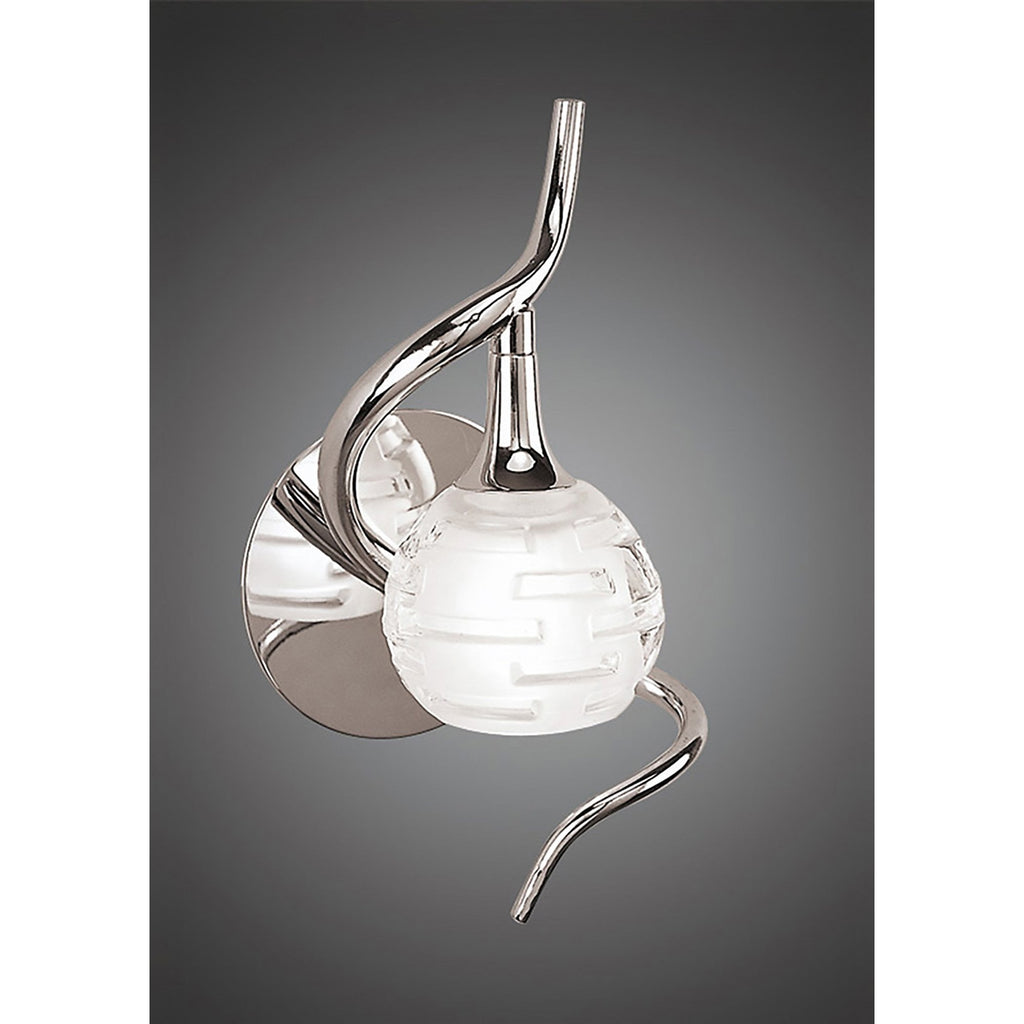 M0098/S Dali Wall Lamp Switched 1 Light G9 Polished Chrome