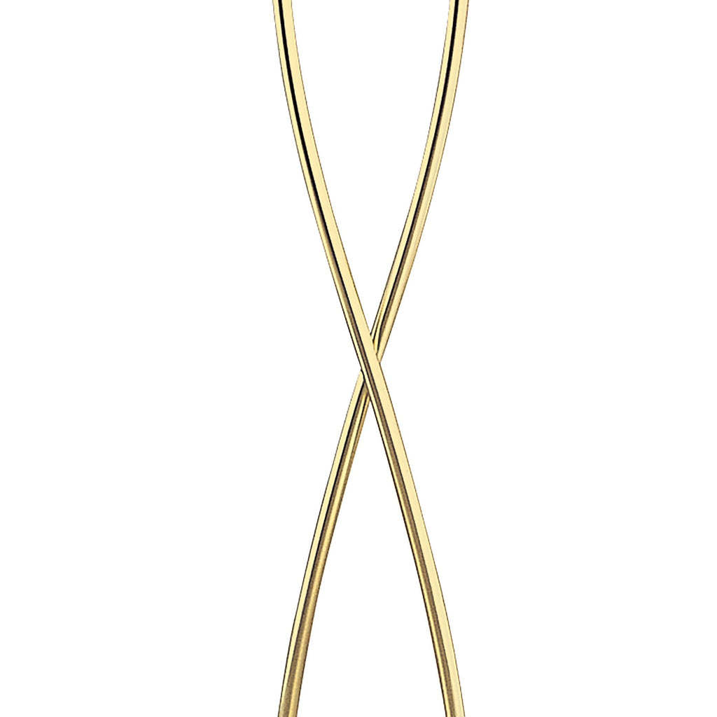 M0101PB Dali Floor Lamp 2 Light G9 Polished Brass