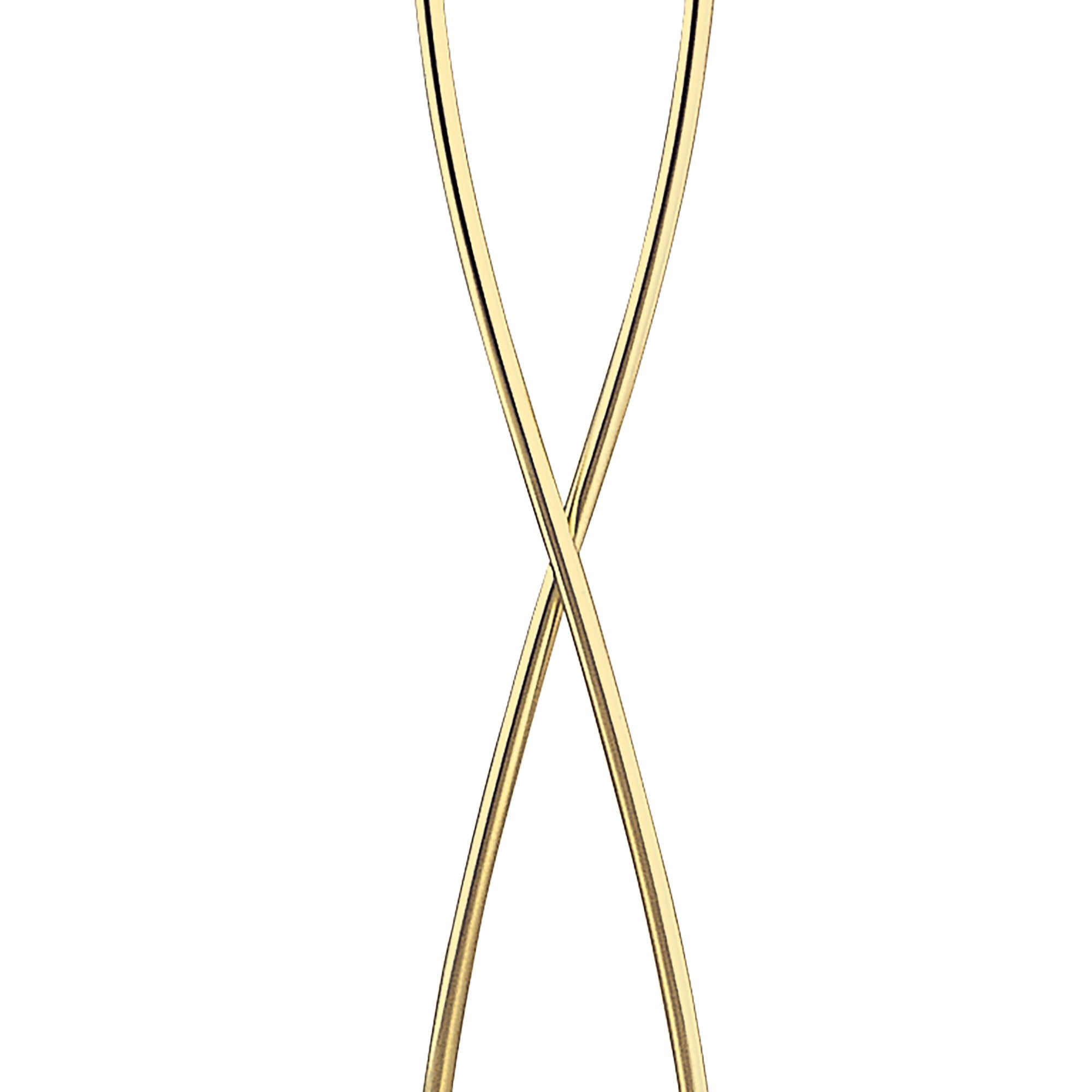 M0101PB Dali Floor Lamp 2 Light G9 Polished Brass
