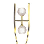 M0101PB Dali Floor Lamp 2 Light G9 Polished Brass