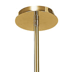 M0079PB Dali Telescopic Pendant Convertible To Semi Flush 6 Light G9 Polished Brass