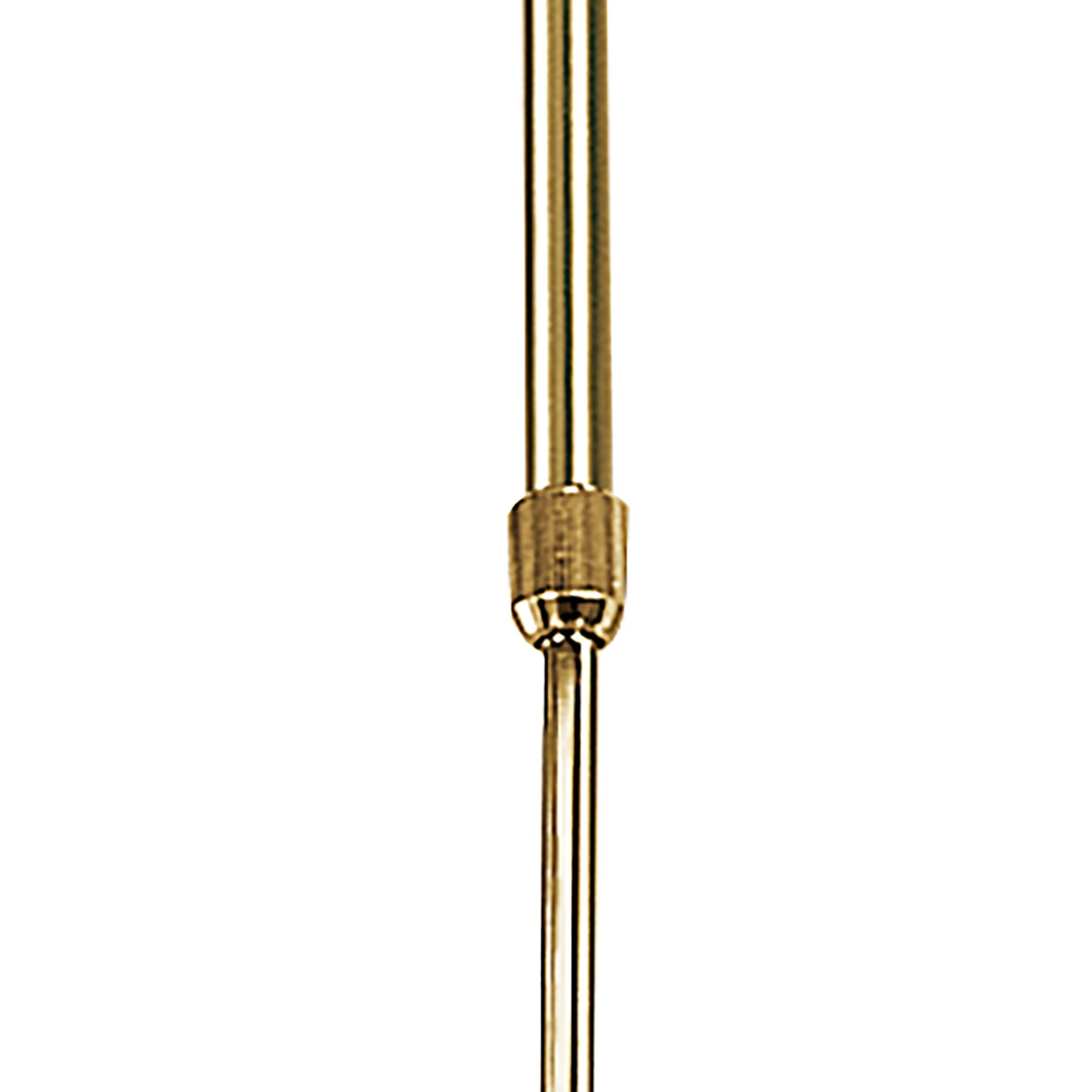 M0079PB Dali Telescopic Pendant Convertible To Semi Flush 6 Light G9 Polished Brass
