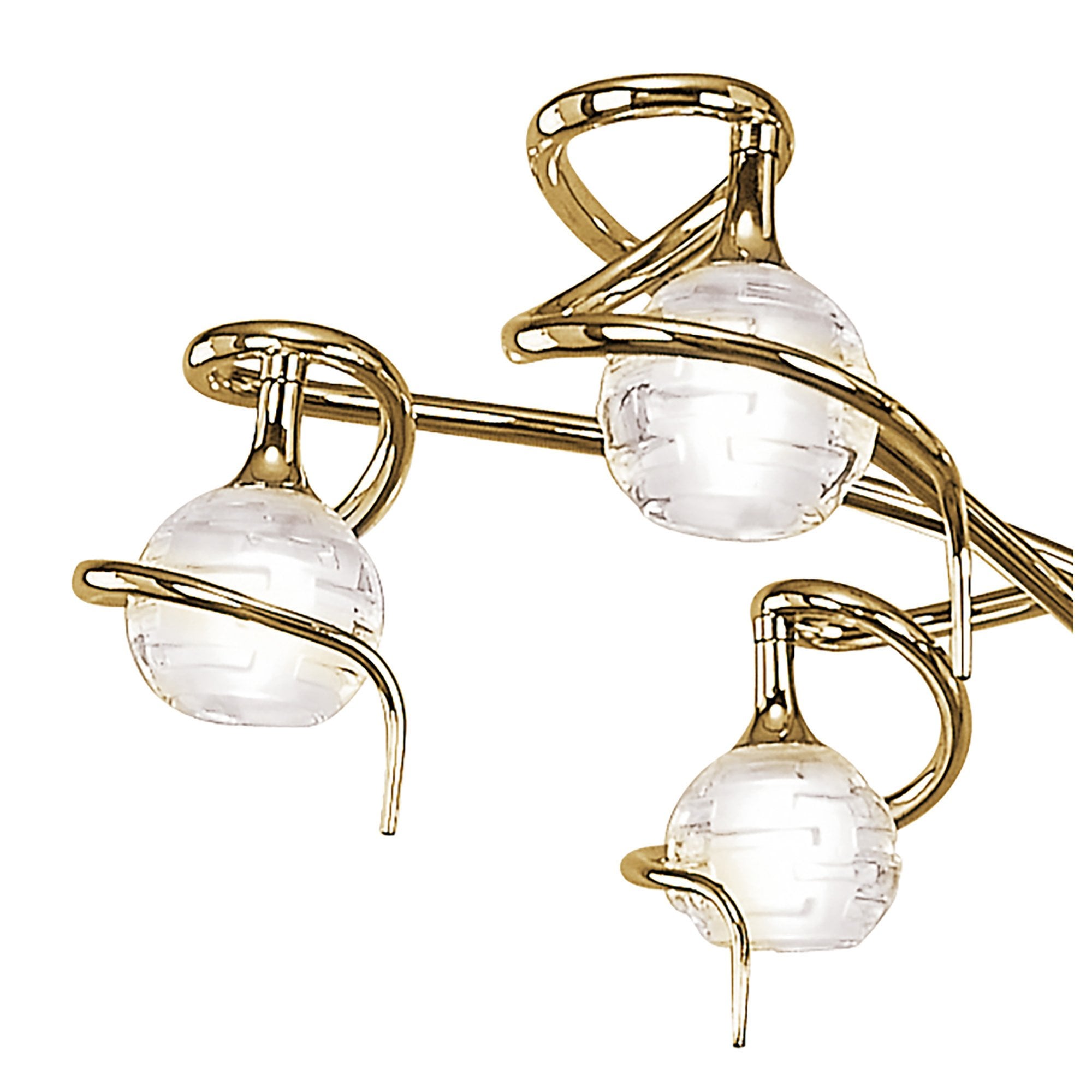 M0079PB Dali Telescopic Pendant Convertible To Semi Flush 6 Light G9 Polished Brass