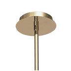 M0080PB Dali Telescopic Pendant Convertible To Semi Flush 4 Light G9 Polished Brass