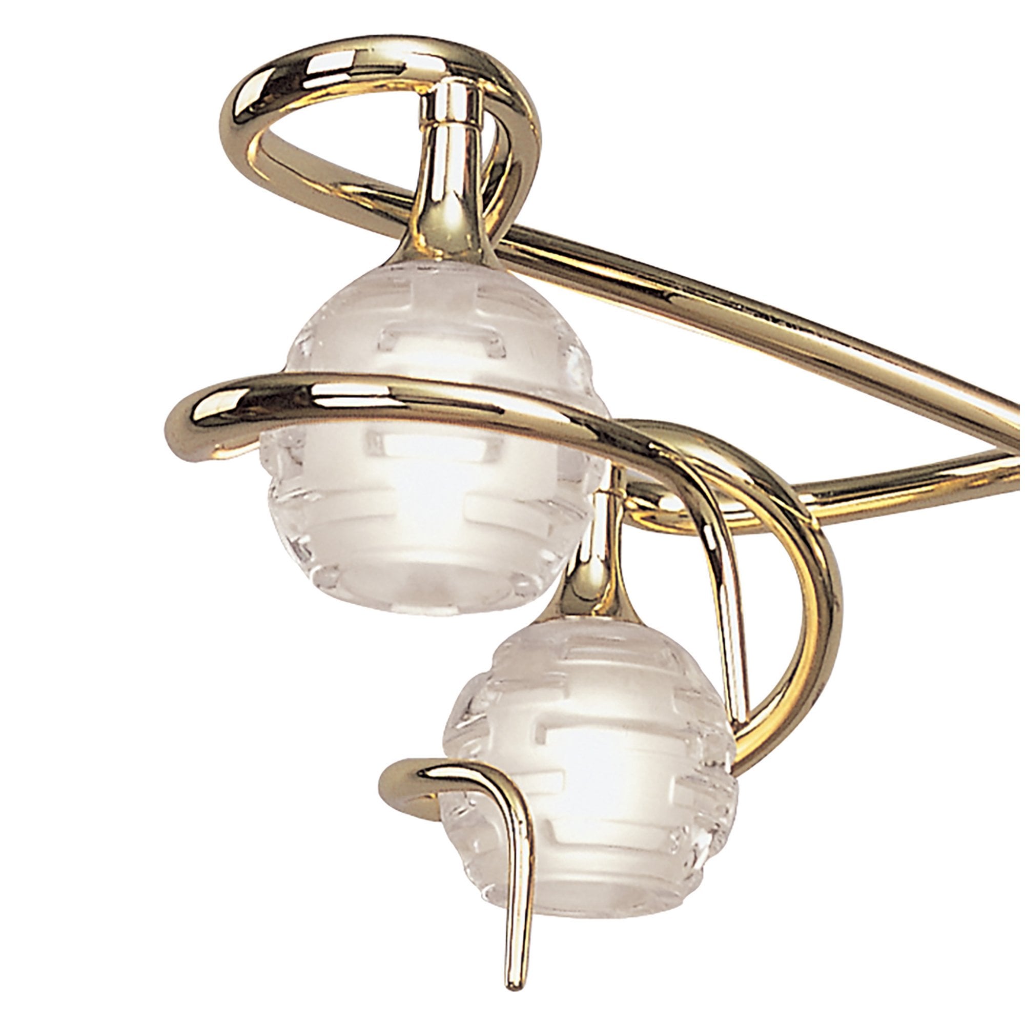 M0080PB Dali Telescopic Pendant Convertible To Semi Flush 4 Light G9 Polished Brass