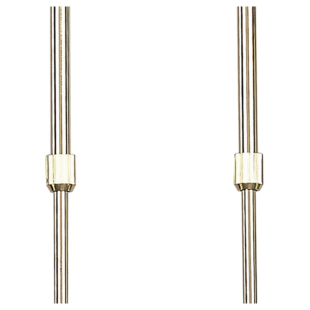M0082PB Dali Telescopic Linear Pendant Line 4 Light G9 Polished Brass
