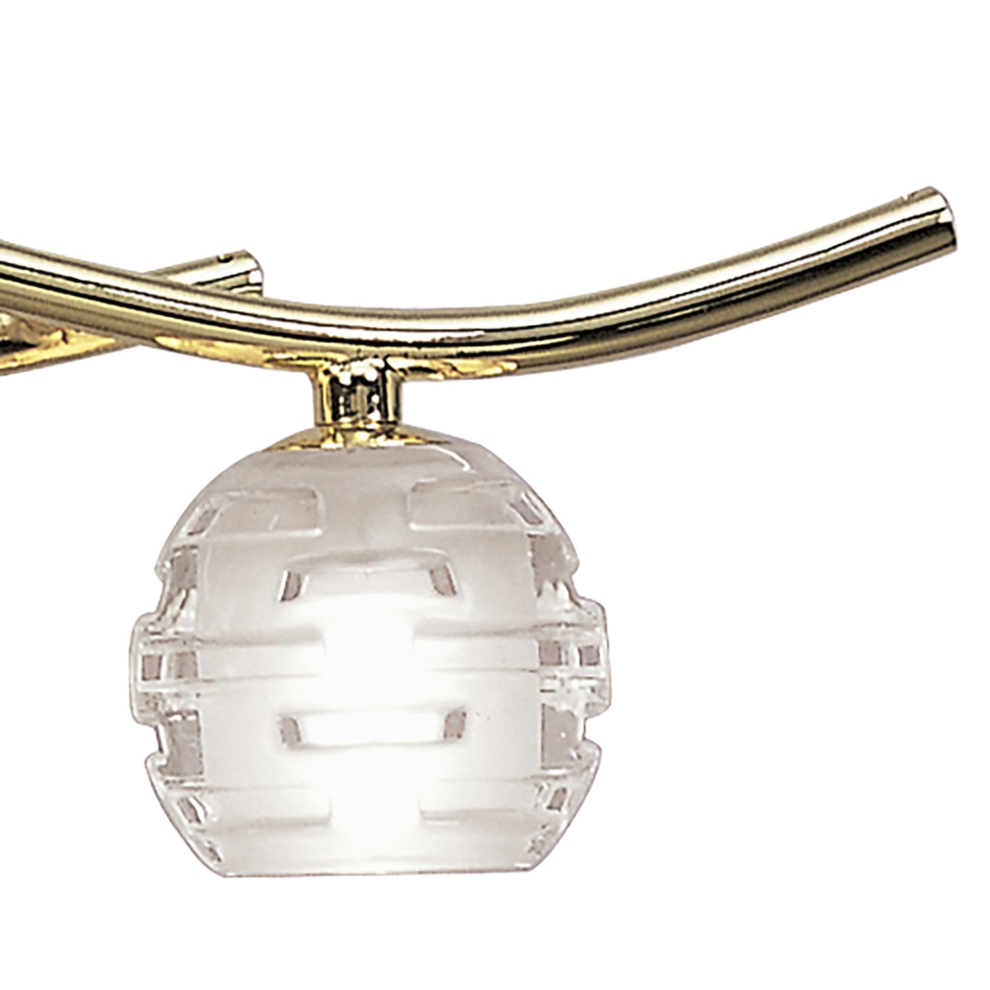 M0082PB Dali Telescopic Linear Pendant Line 4 Light G9 Polished Brass