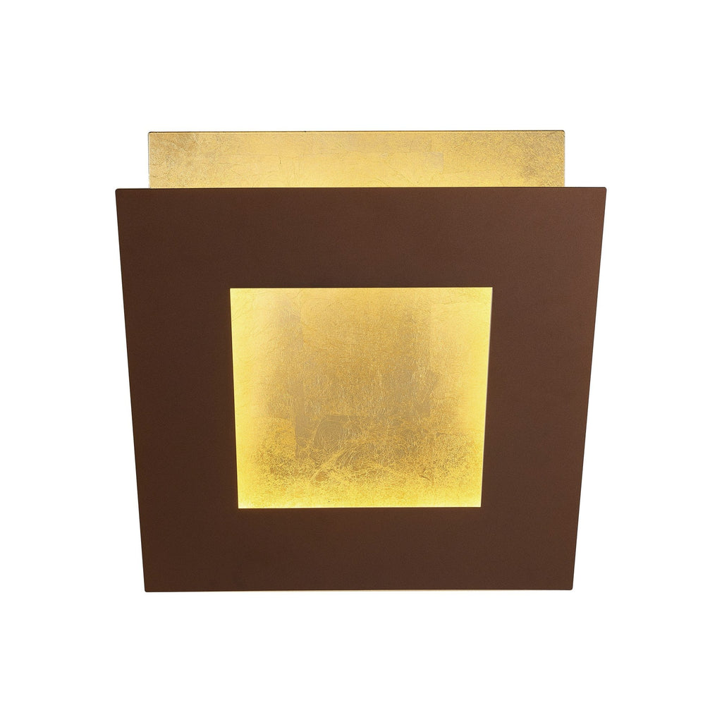 M8121 Dalia 22cm Wall Lamp 24W LED Gold/Rust Brown