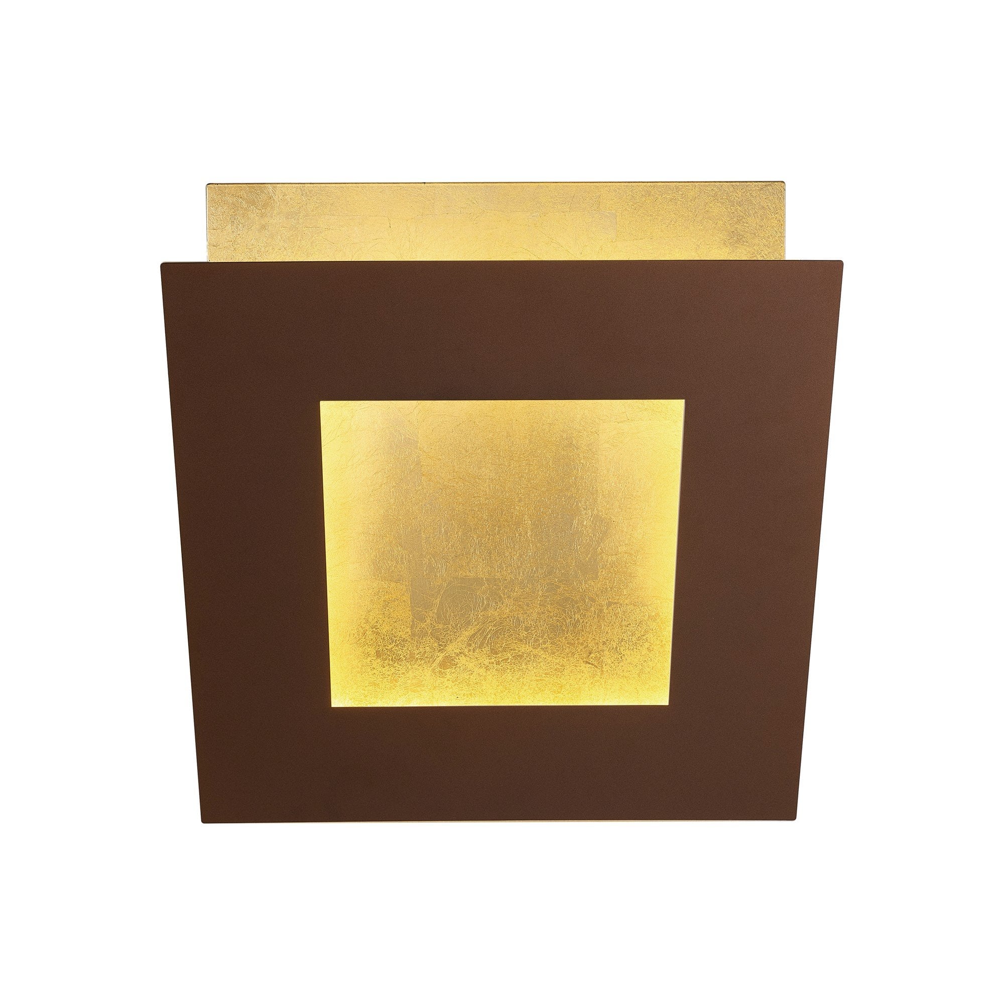 M8121 Dalia 22cm Wall Lamp 24W LED Gold/Rust Brown