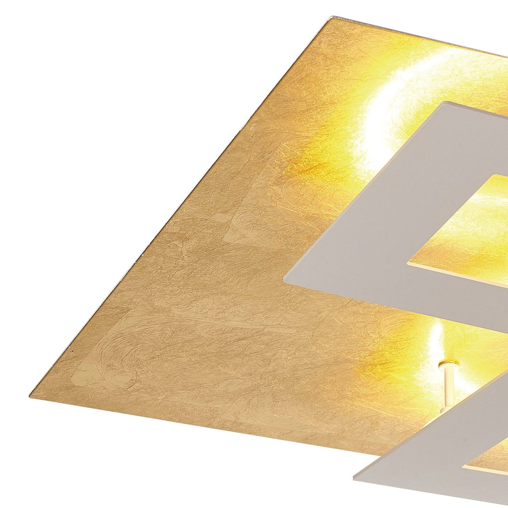 M8161 Dalia 50cm Ceiling 48W LED Gold/White