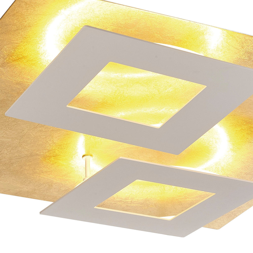 M8161 Dalia 50cm Ceiling 48W LED Gold/White
