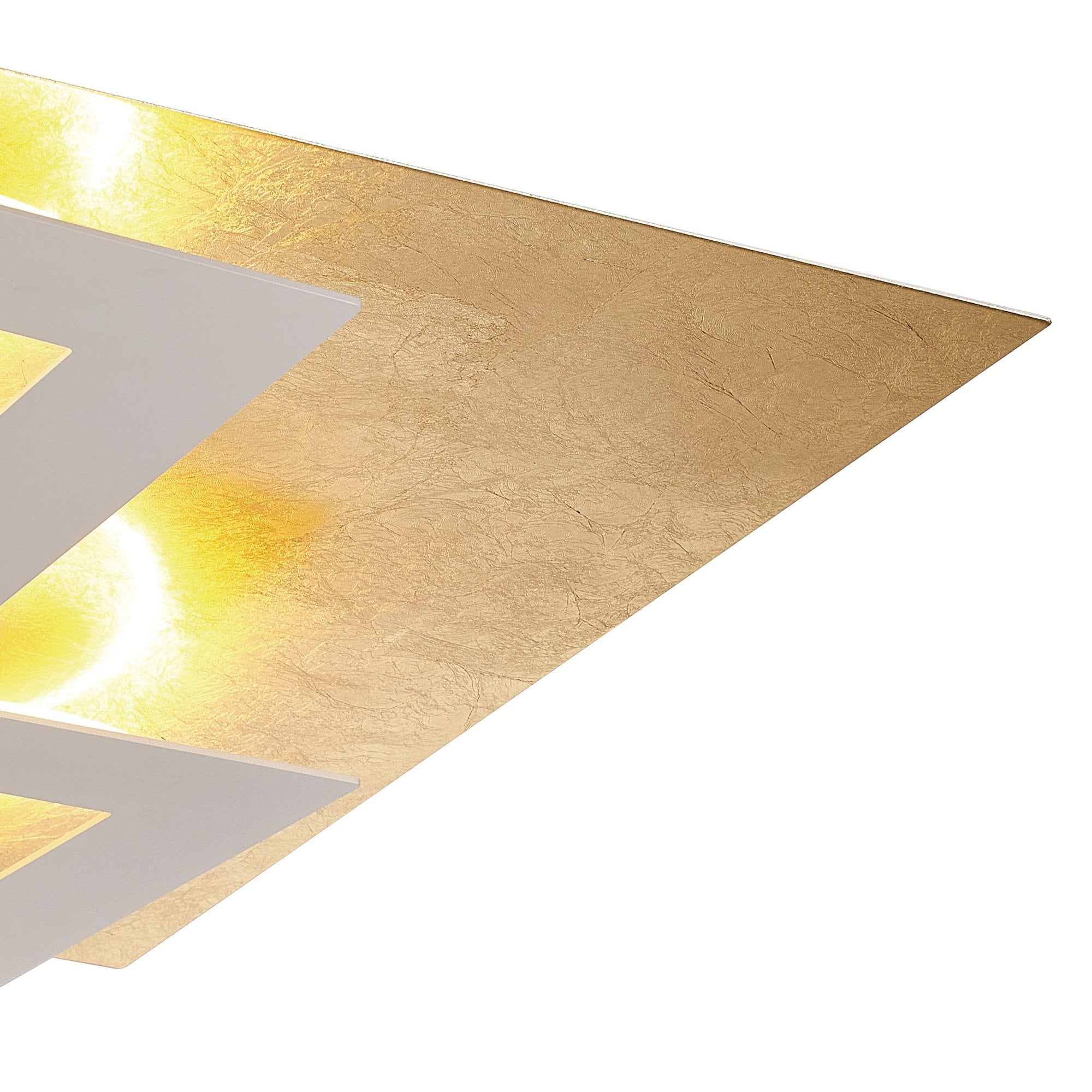 M8161 Dalia 50cm Ceiling 48W LED Gold/White