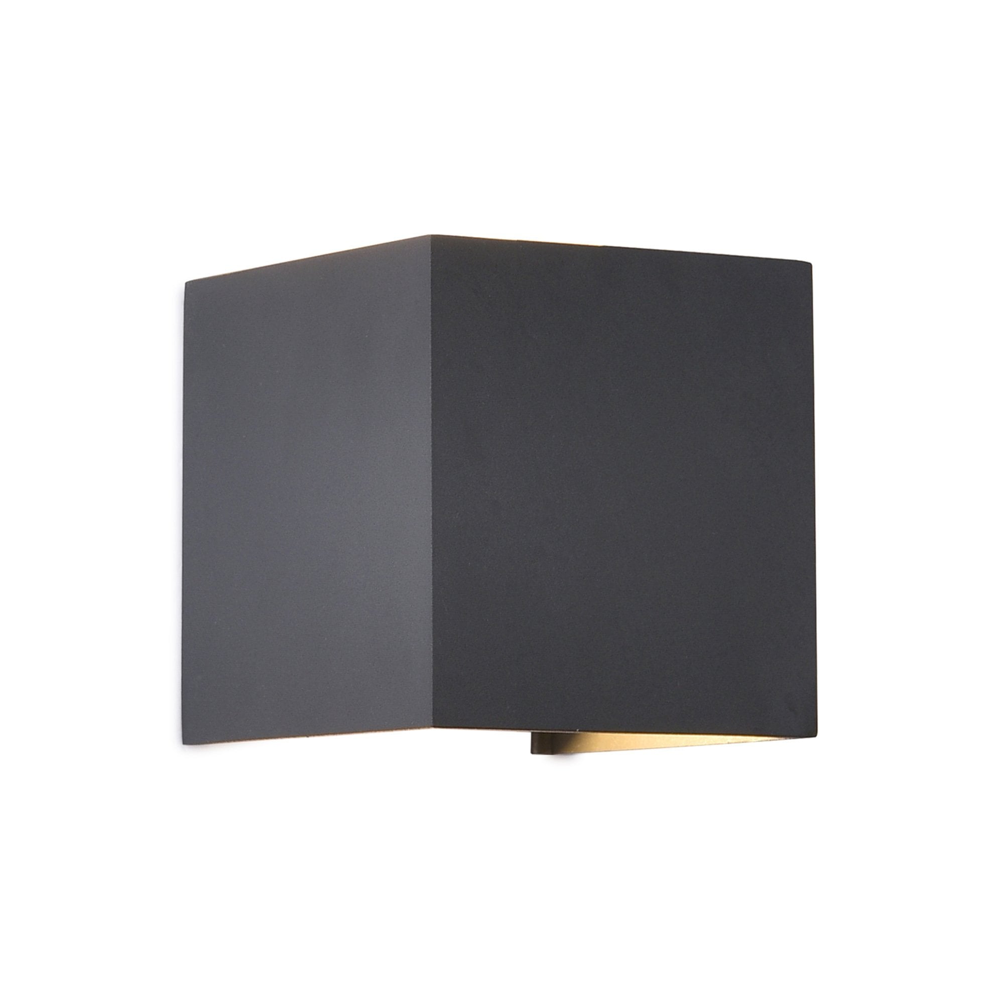 M6520 Davos Outdoor Square Wall Lamp 2 x 6W LED Anthracite