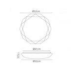 M5935 Diamante II Ceiling 51.5cm Round 54W LED