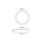 M5936 Diamante II Ceiling 41cm Round 36W LED