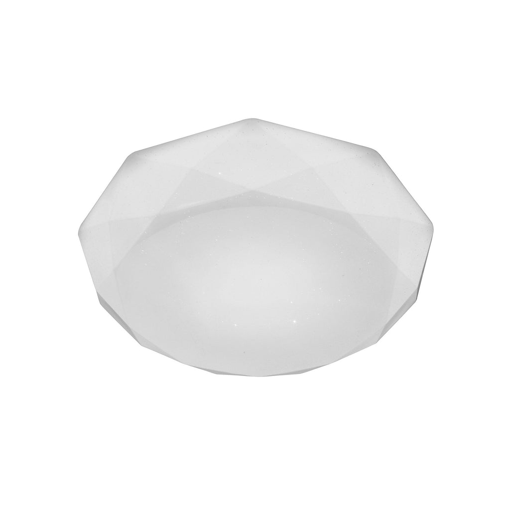 M5112 Diamante Flush Ceiling 30W LED White Acrylic