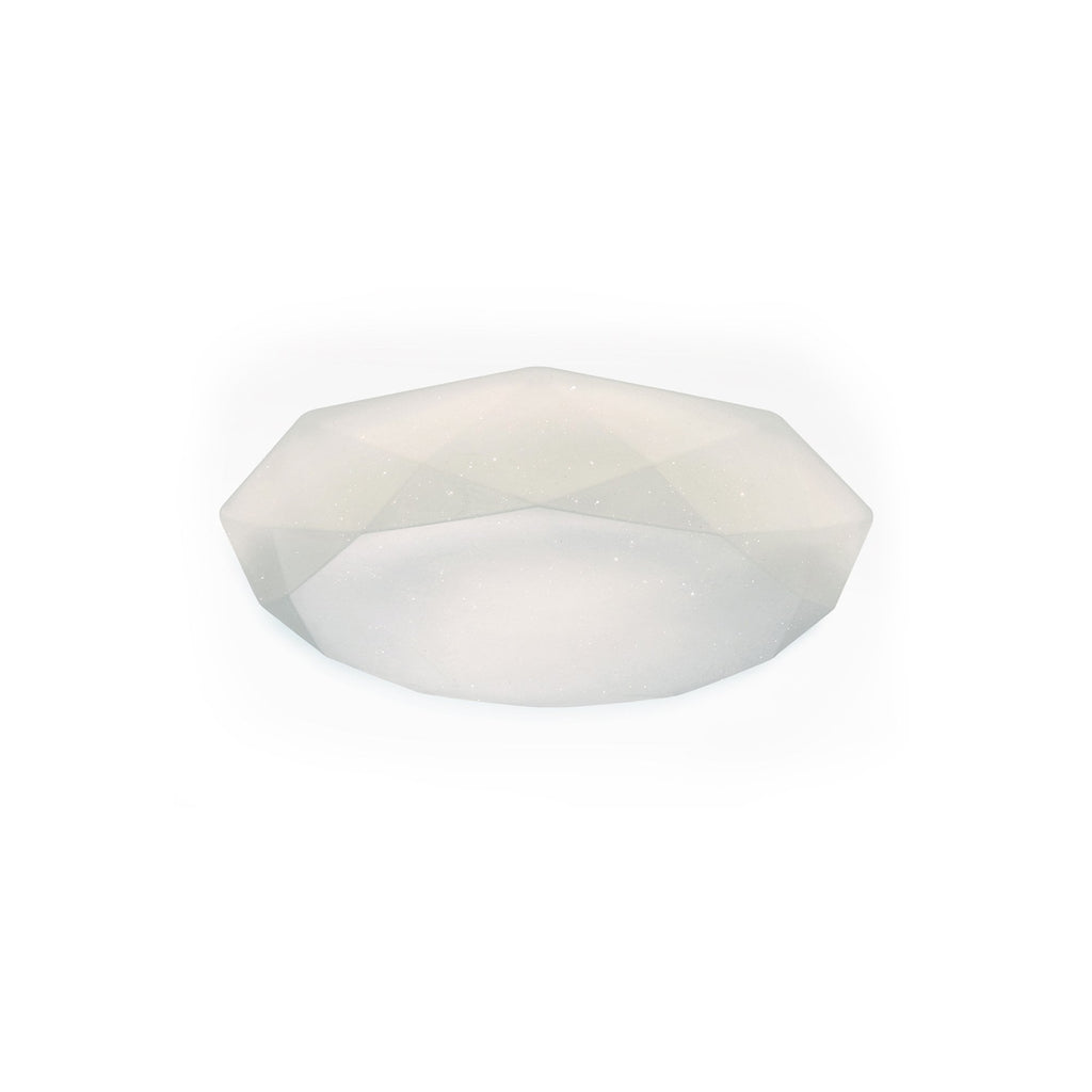 M5113 Diamante Flush Ceiling 21W LED White Acrylic